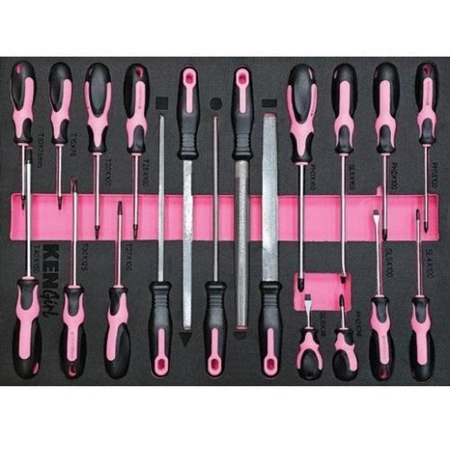 KenGirl Pink Tool Trolley — Complete 155-Piece Toolkit