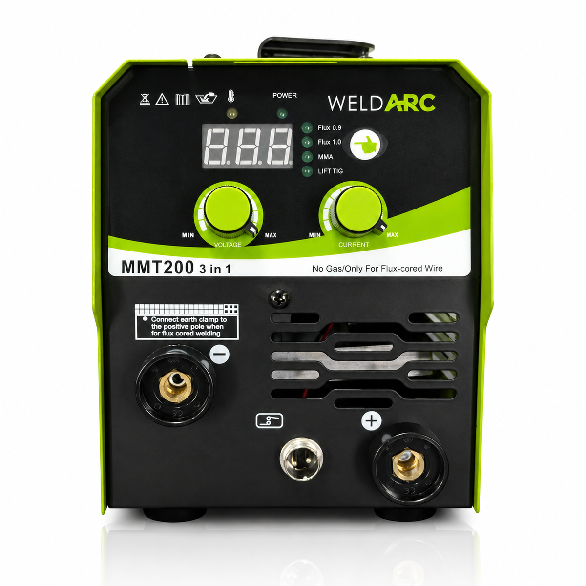 WeldArc Gasless 200A MIG Inverter Welder