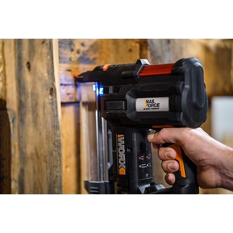 WORX NITRO BL NAIL FORCE Cordless 18 Gauge Nail & Staple Gun 20V TOOL ONLY – image 4