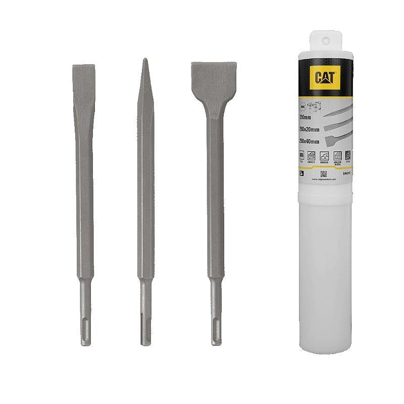 CAT SDS Chisel Set 3 pcs