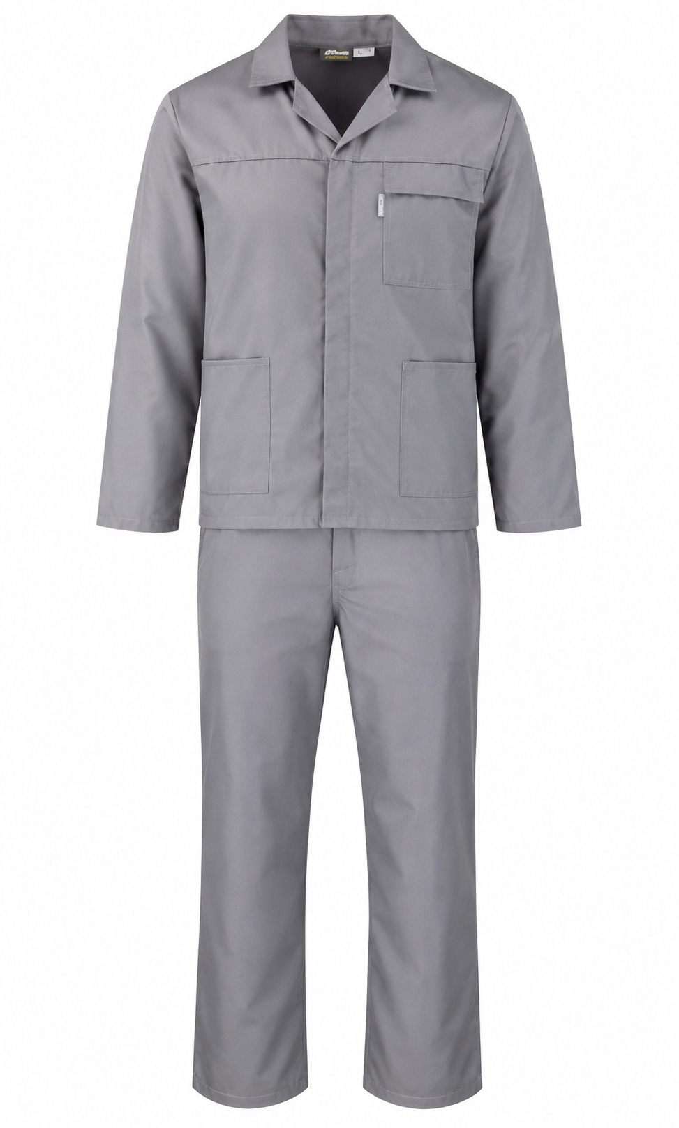 Poly Cotton Conti Suit grey
