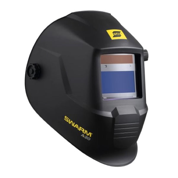 ESAB SWARM A20 welding helmet three-quarter view