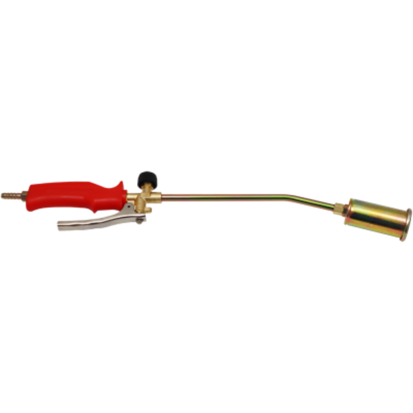 LPG brass valve gas heat torch 520mm with 35mm burner nozzle