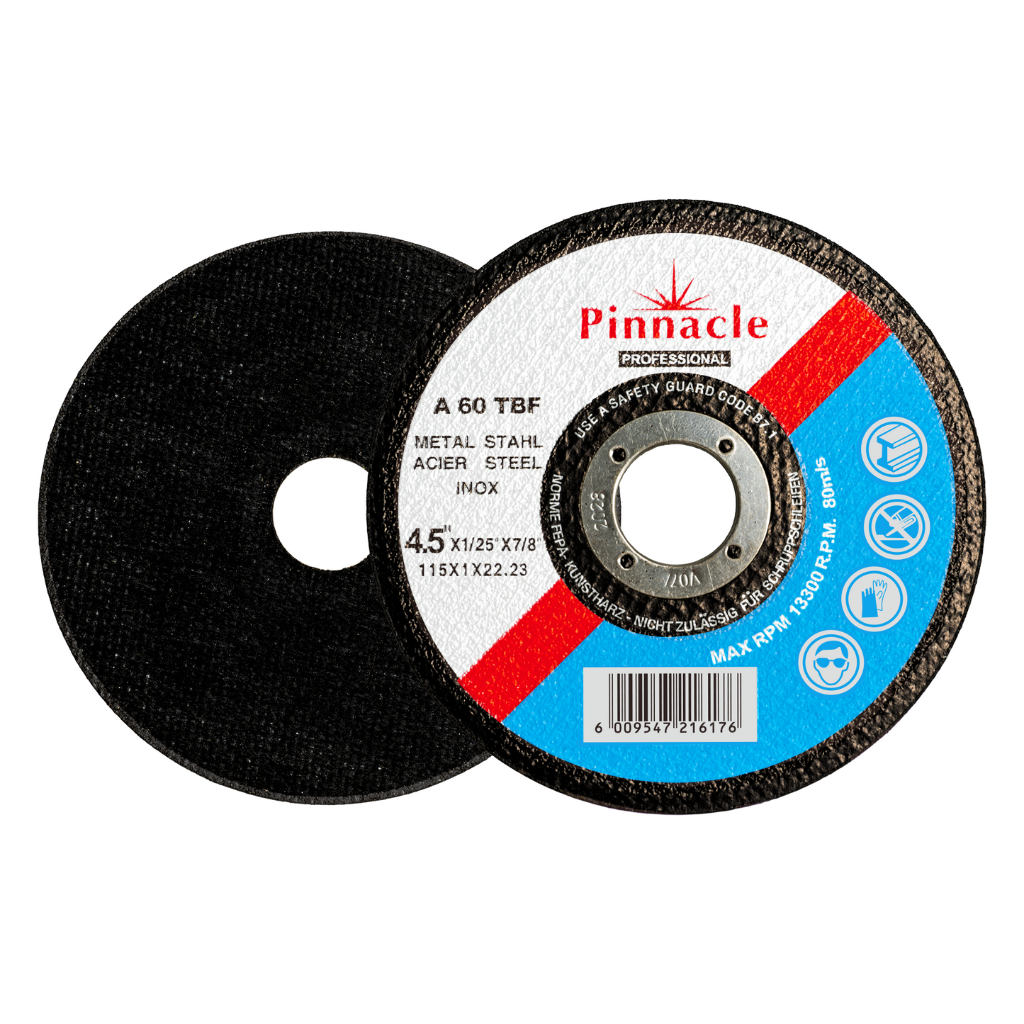 Pinnacle Steel Cutting Disc 115 x 3.2 x 22.2mm