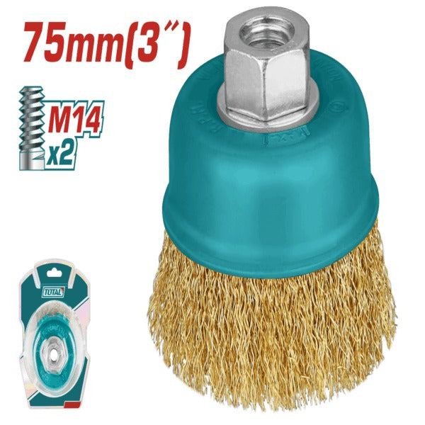 Total Wire Cup Brush 75mm