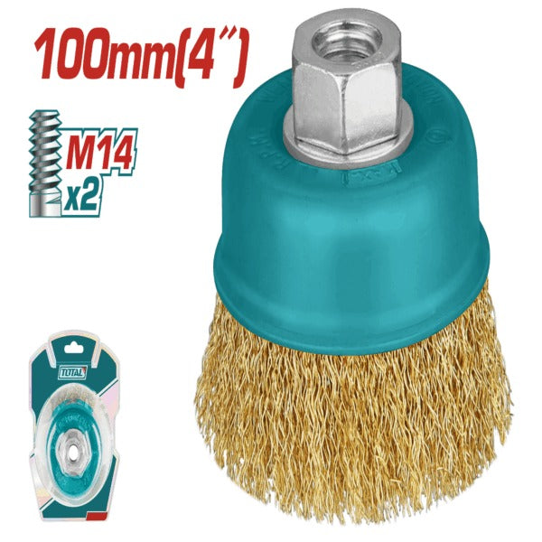 Total Wire Cup Brush 100mm