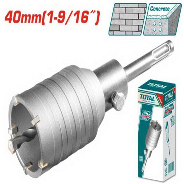 Total Hole Saw Core Bit Tunsten tip 40mm