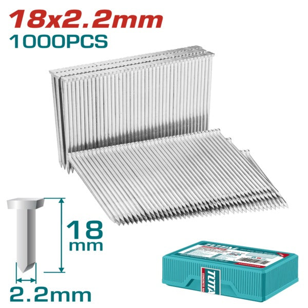 Total Air Concrete Nail 18×2.2mm/1000Pc TAT8641