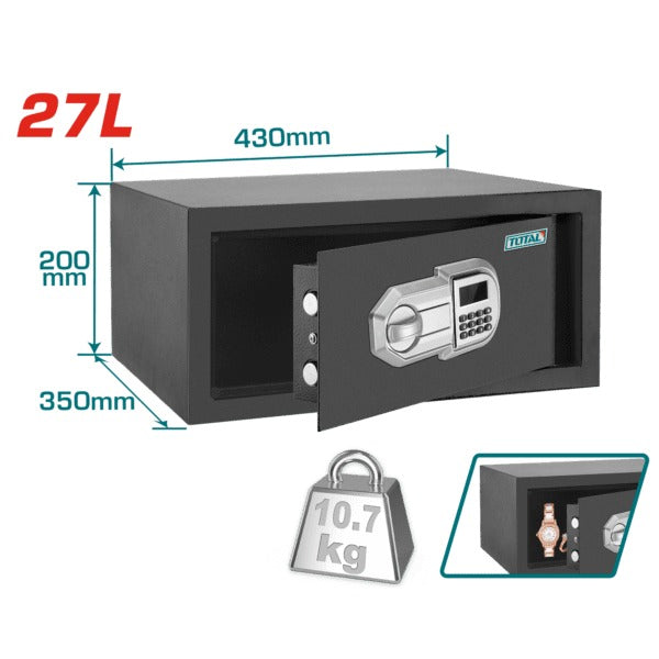 Total Safe Electronic 27L (20x43x35cm)