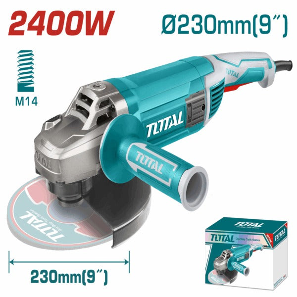 Total 220V Angle Grinder 230mm X 2400W