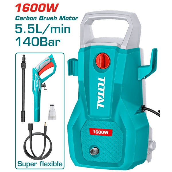 Total 220V High Pressure Washer 140 Bar 1600W