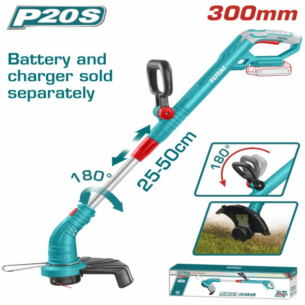Total 20V Grass Trimmer 300mm SOLO