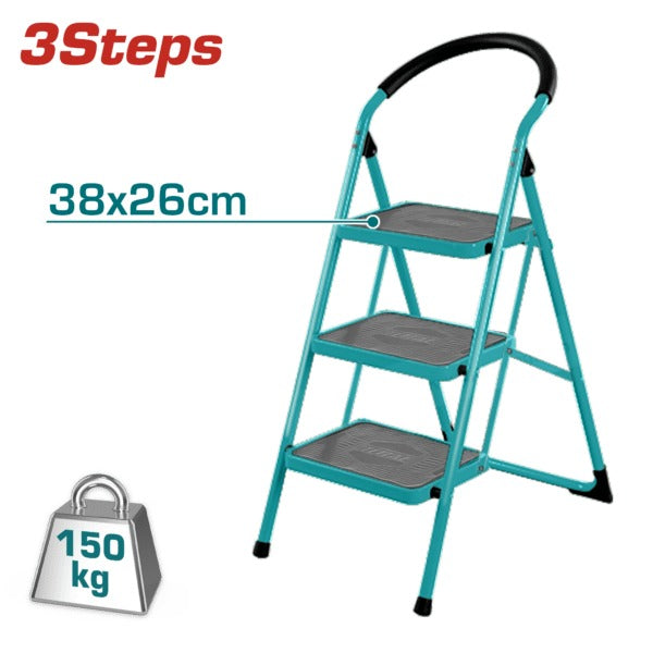 Total Ladder – 3 Step Steel 150kg