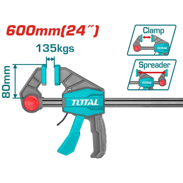 Total Clamp Quick Grip 80x600mm