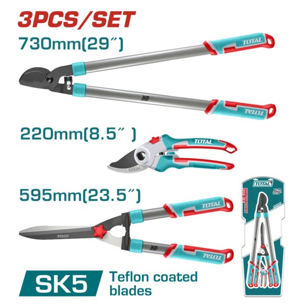 Total Garden Shear – Lopper Set 3Pc
