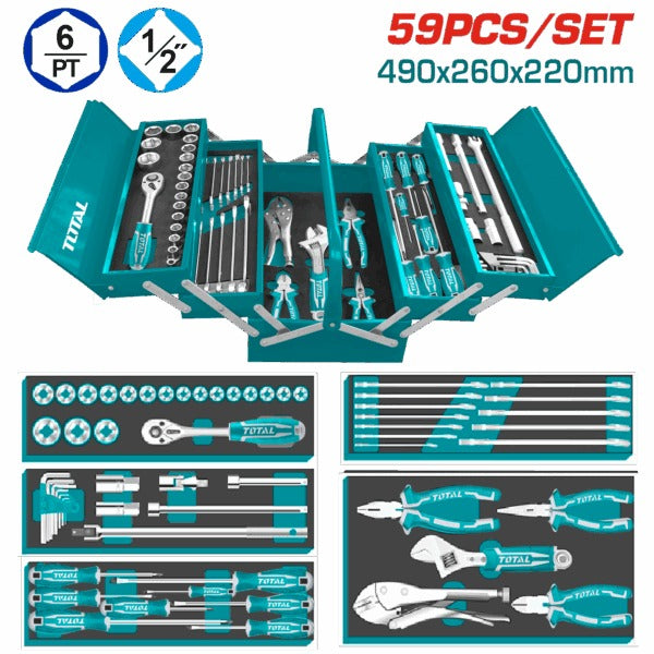 Total Toolbox 5 Tray 59Pc