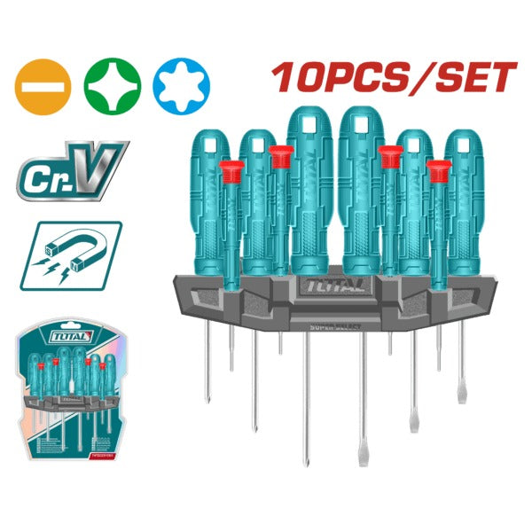 Total Screwdriver Set 10PC