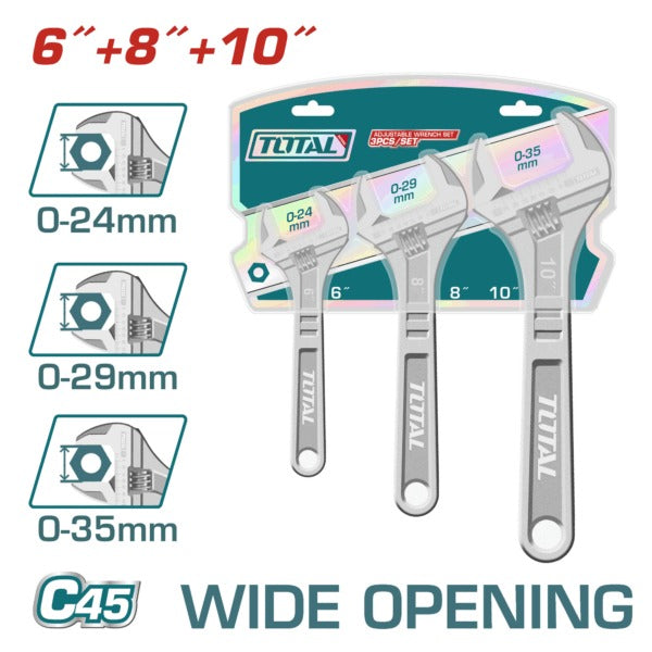 Total Shifter 3Pc Set 150/200/250mm