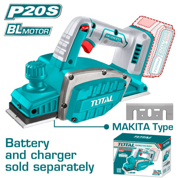 Total 20V Planer 82x2mm – SOLO