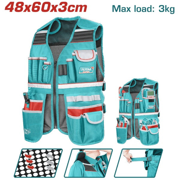 Total Tool Vest 48x60x3cm 3Kg