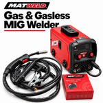 MATWeld Super MIG 130A Gasless MIG / MMA / Lift TIG Inverter Welder