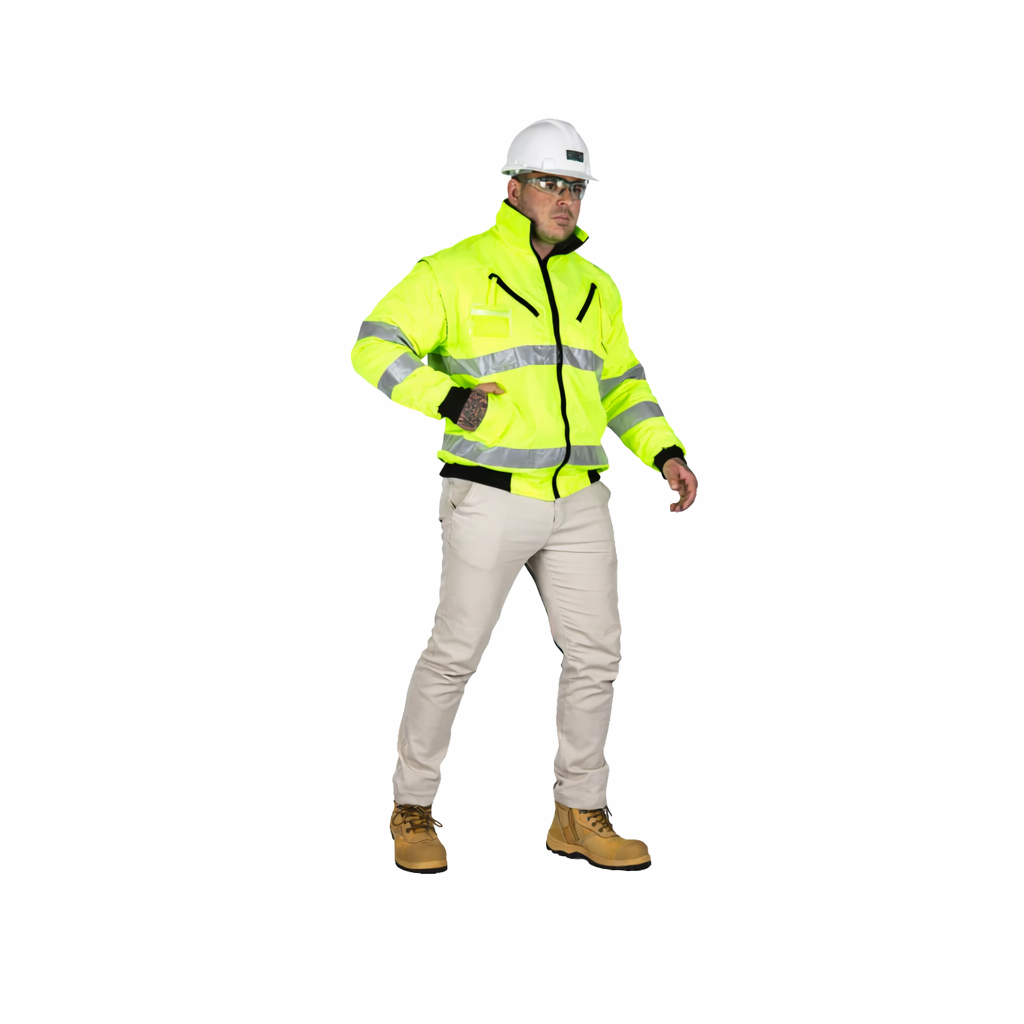WINTER BUNNY JACKET ZIP-OFF SLEEVE - LIME