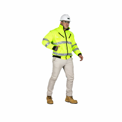 WINTER BUNNY JACKET ZIP-OFF SLEEVE - LIME