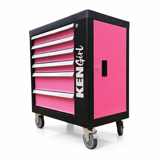 KenGirl Pink Tool Trolley — Complete 155-Piece Toolkit