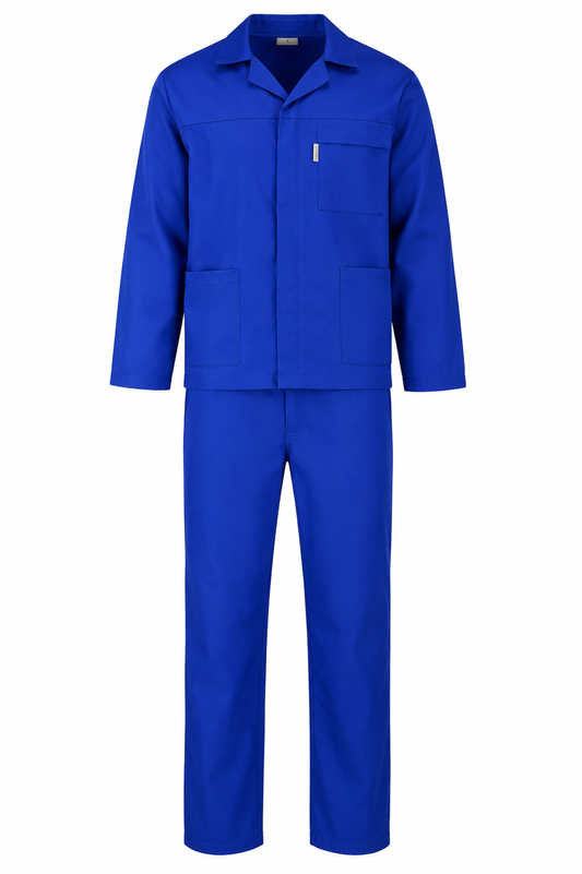 Royal Blue Conti Suit Poly Cotton