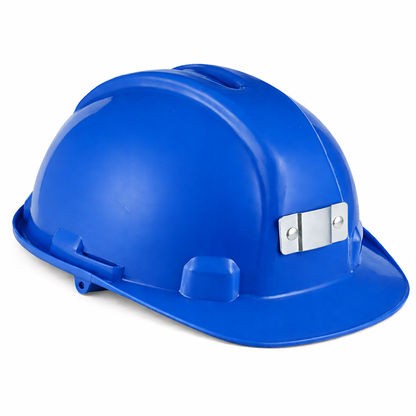 Hard Hat with Clamp Light Bracket – Industrial Safety Helmet with Mounting System