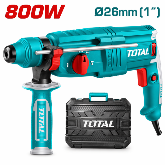 TOTAL 220V 26mm Rotary Hammer 800W
