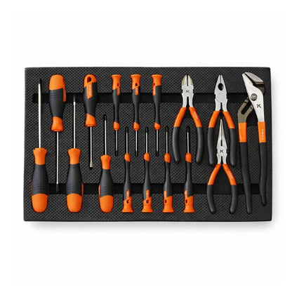 Kendo 145 Piece Toolbox - 5 Drawer Trolley