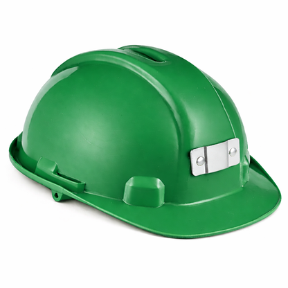 Hard Hat with Clamp Light Bracket – Industrial Safety Helmet with Mounting System