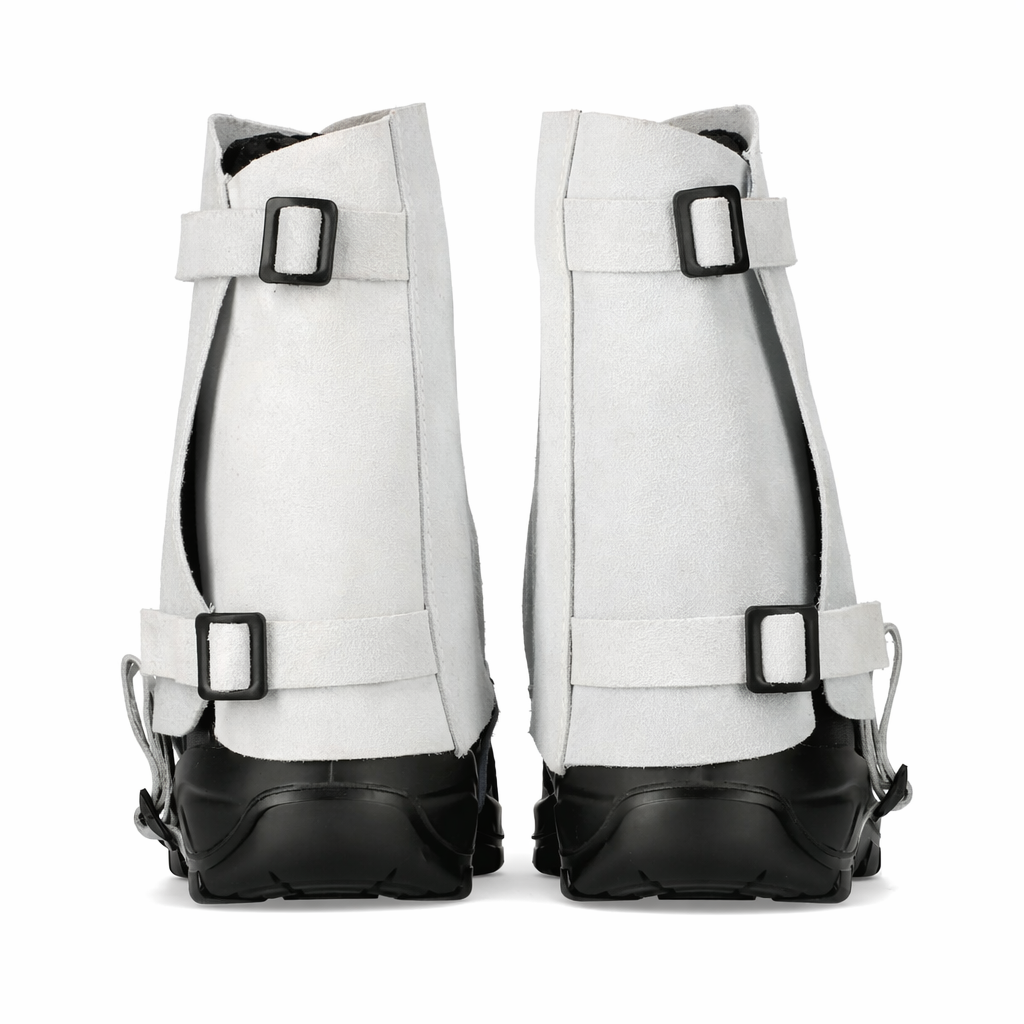 Chrome Leather Ankle Spats