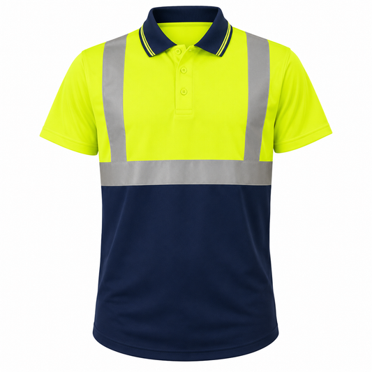 Hi-Vis Shirt Lime/Navy