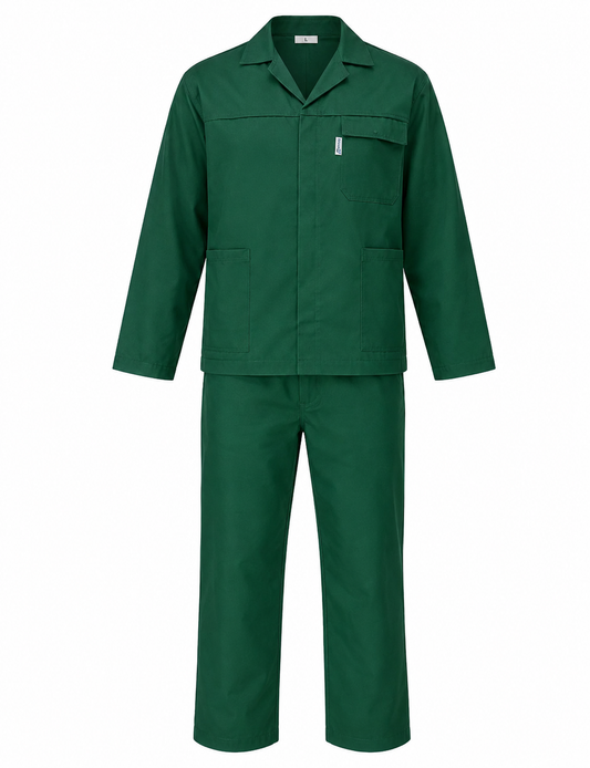 Poly Cotton Conti Suit green