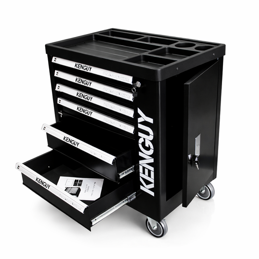 KenGuy Black Tool Trolley — Complete 155-Piece Toolkit