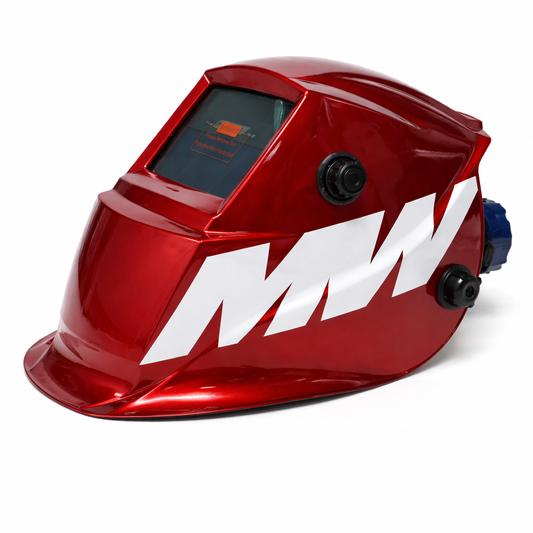 Matweld Auto-Darkening Welding helmet - Candy Red