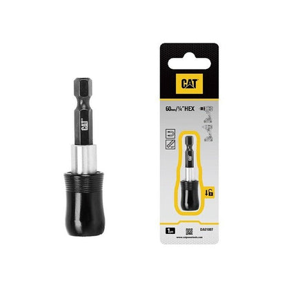 CAT Impact quickrelease magnetic Bit Holder 60mm Pack1