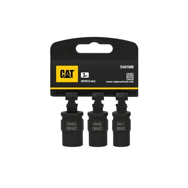 CAT Impact Socket 3pce Set 81013 Drive3/8