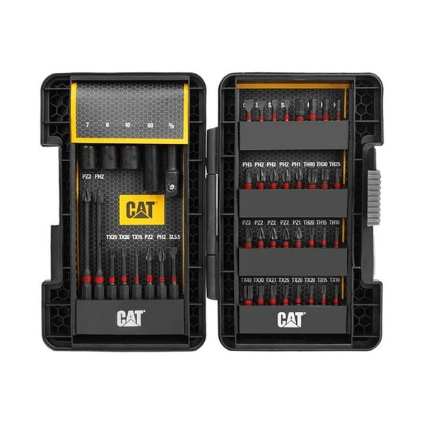 CAT 45pcsc SCREWDRIVER BIT Set MEDIUM CASE