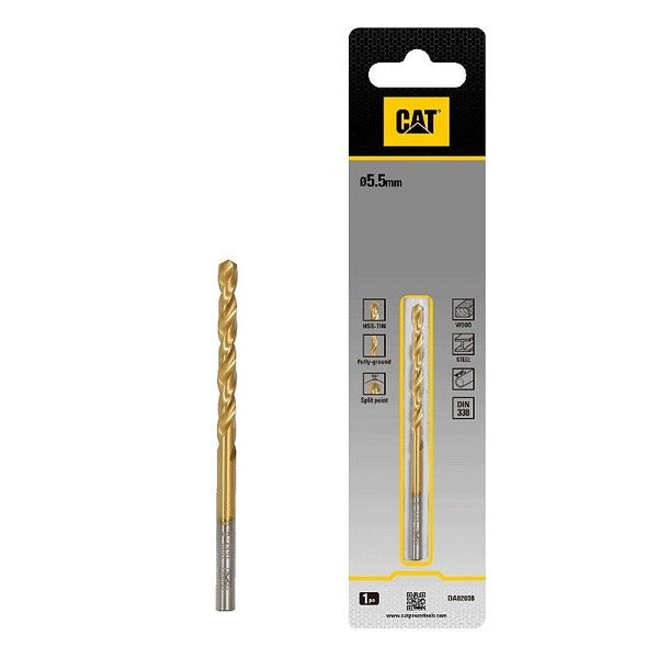 CAT HSS Drill bit 5.5 x 93mmPack1