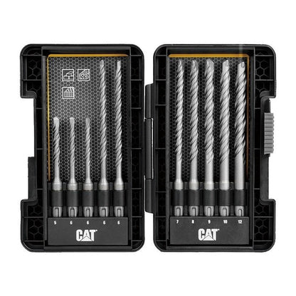 CAT SDS Hard Rock Drill Set 10pc
