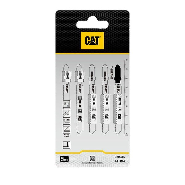 CAT T Shank for Metal 75x1.0x30tpi HSS T118A 13mm Fine Pack Qty 5