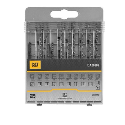 CAT 10pcs WOOD JIGSAW BLADE SET