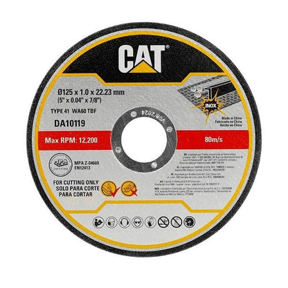 CAT Cutting Disc 125mm x 1mm x 22.2mm 10pcs