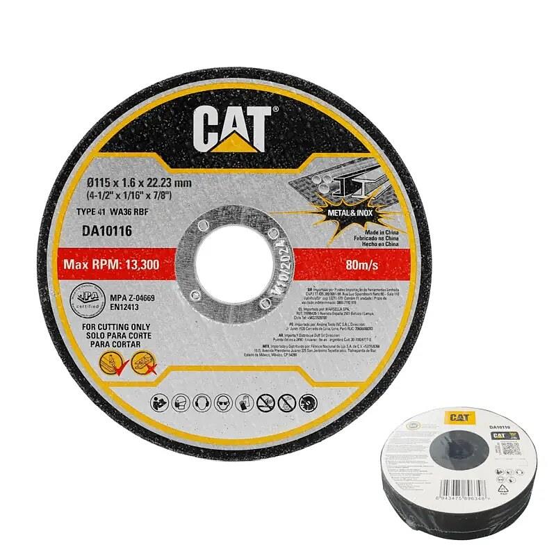 CAT MetalInox Cutting Disc 115mm x 1.6mm 22.23mm 10pcs