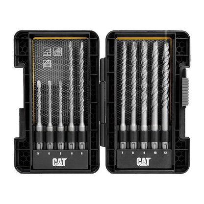 CAT SDS Hard Rock Drill Set 10pc
