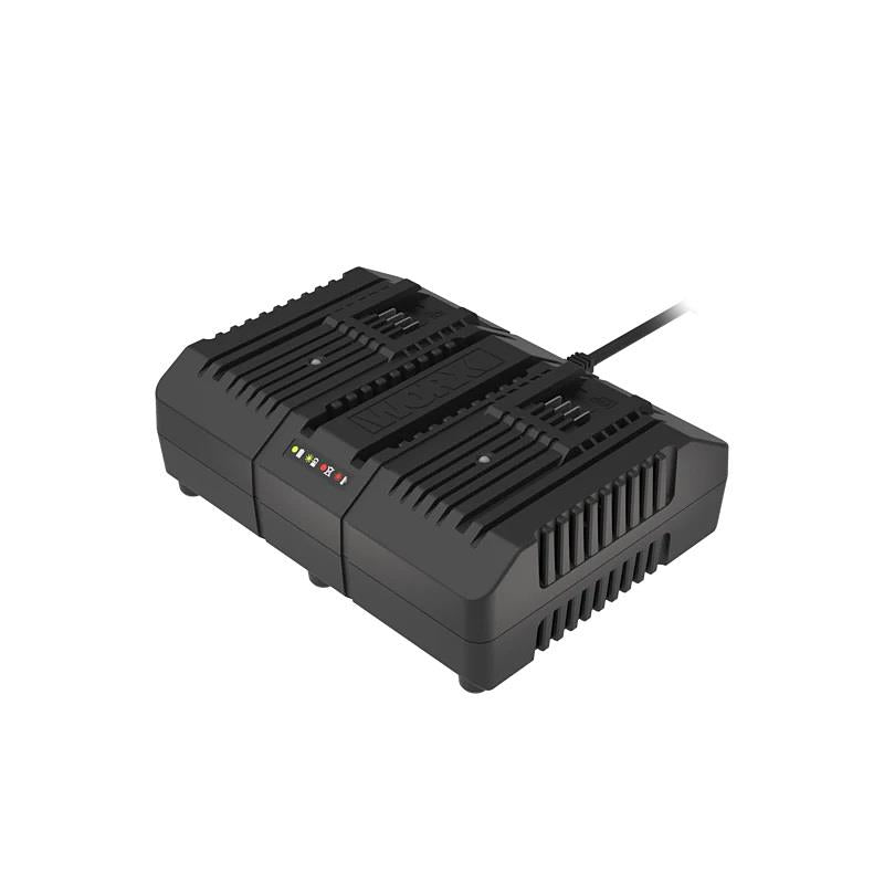 WORX Dual Port Fast Battery Charger for Lithium-Ion Accumulators 100-240V 20V output | 4.0A total 2.0A each Port | 50/60Hz | 100W | Class II IPX0 – image 8