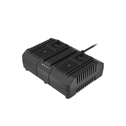 WORX Dual Port Fast Battery Charger for Lithium-Ion Accumulators 100-240V 20V output | 4.0A total 2.0A each Port | 50/60Hz | 100W | Class II IPX0 – image 8